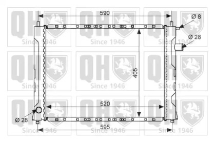 Теплообменник QUINTON HAZELL QER1467