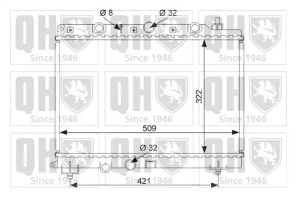 Теплообменник QUINTON HAZELL QER1470