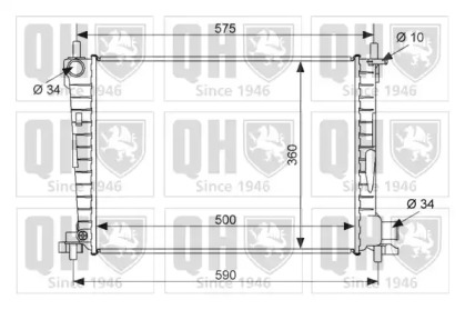 Теплообменник QUINTON HAZELL QER1473