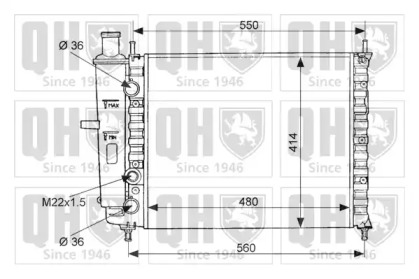 Теплообменник QUINTON HAZELL QER1481