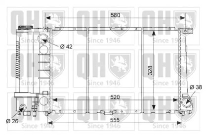 Теплообменник QUINTON HAZELL QER1484