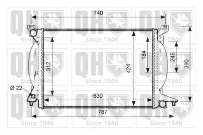 Теплообменник QUINTON HAZELL QER1487