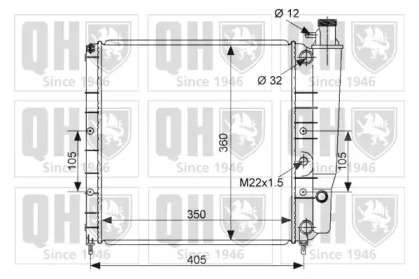 Теплообменник QUINTON HAZELL QER1495