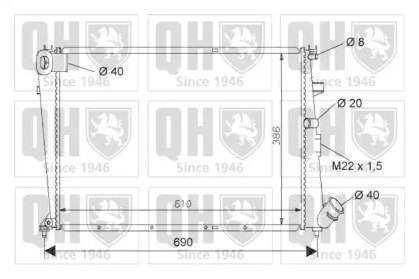 Теплообменник QUINTON HAZELL QER1503