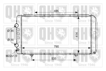 Теплообменник QUINTON HAZELL QER1511