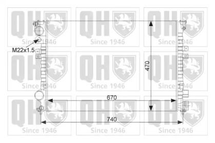 Теплообменник QUINTON HAZELL QER1513