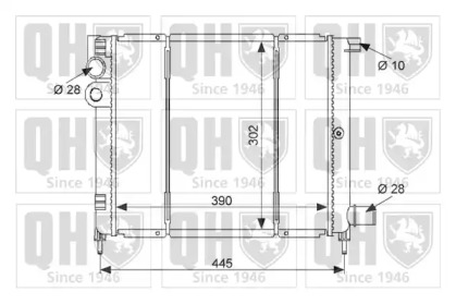 Теплообменник QUINTON HAZELL QER1515