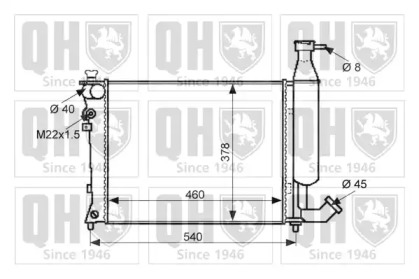 Теплообменник QUINTON HAZELL QER1525