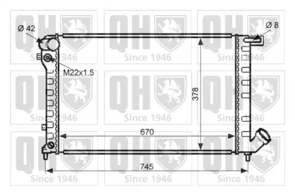 Теплообменник QUINTON HAZELL QER1527