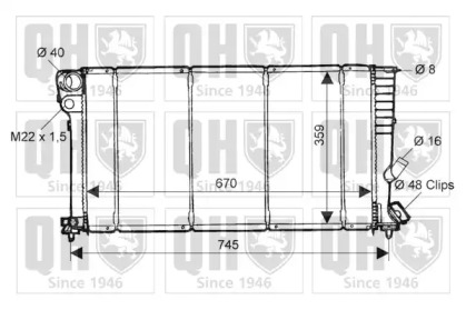 Теплообменник QUINTON HAZELL QER1528