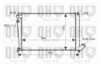 Теплообменник QUINTON HAZELL QER1530