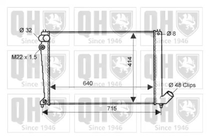 Теплообменник QUINTON HAZELL QER1531