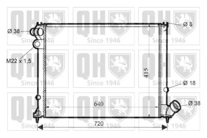 Теплообменник QUINTON HAZELL QER1533