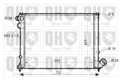 Теплообменник QUINTON HAZELL QER1534