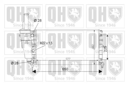 Теплообменник QUINTON HAZELL QER1545