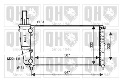 Теплообменник QUINTON HAZELL QER1548