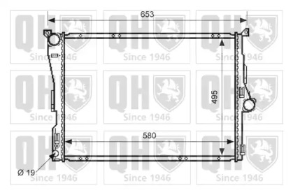 Теплообменник QUINTON HAZELL QER1554