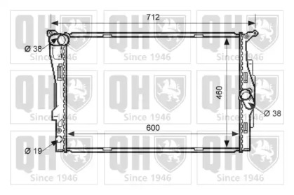 Теплообменник QUINTON HAZELL QER1558