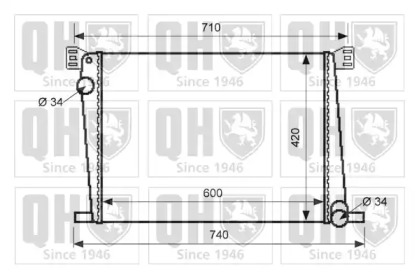 Теплообменник QUINTON HAZELL QER1565