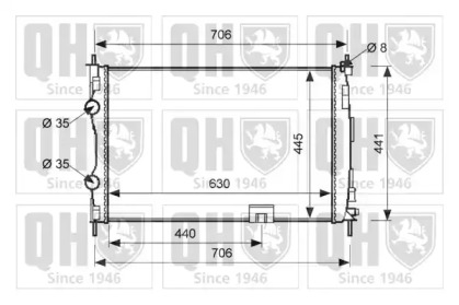 Теплообменник QUINTON HAZELL QER1579