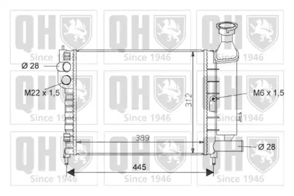 Теплообменник QUINTON HAZELL QER1607