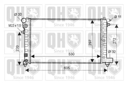 Теплообменник QUINTON HAZELL QER1610