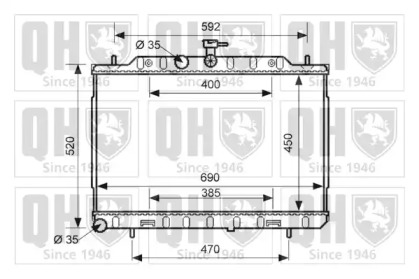 Теплообменник QUINTON HAZELL QER1621