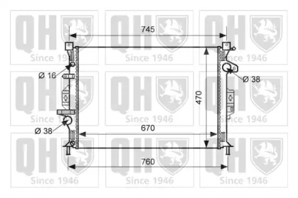 Теплообменник QUINTON HAZELL QER1625