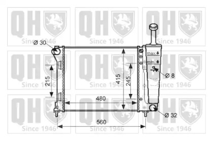 Теплообменник QUINTON HAZELL QER1628