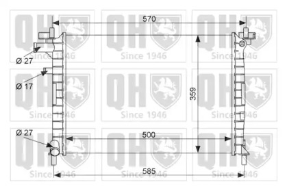 Теплообменник QUINTON HAZELL QER1630