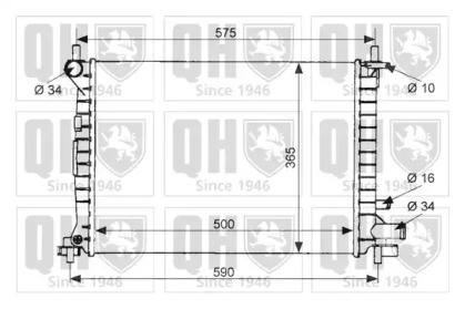 Теплообменник QUINTON HAZELL QER1631