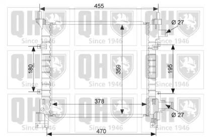 Теплообменник QUINTON HAZELL QER1637