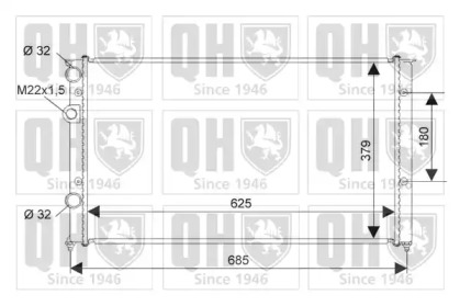 Теплообменник QUINTON HAZELL QER1670