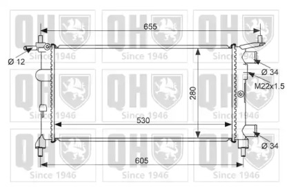 Теплообменник QUINTON HAZELL QER1676