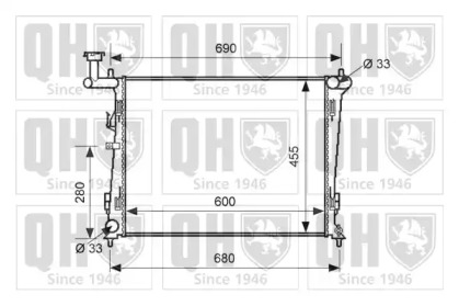 Теплообменник QUINTON HAZELL QER1678