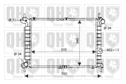 Теплообменник QUINTON HAZELL QER1680