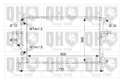 Теплообменник QUINTON HAZELL QER1686