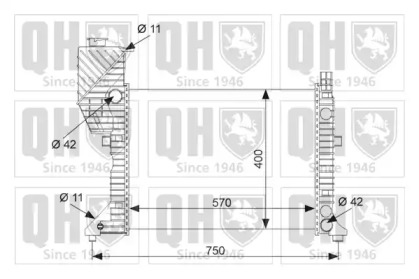 Теплообменник QUINTON HAZELL QER1720