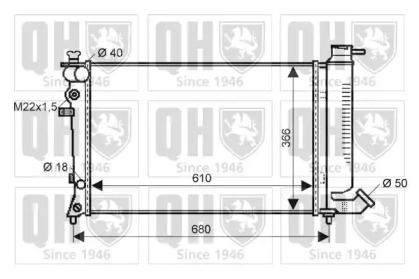 Теплообменник QUINTON HAZELL QER1801