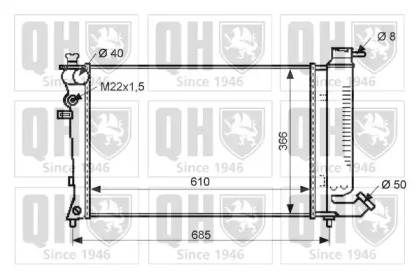 Теплообменник QUINTON HAZELL QER1802