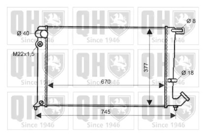 Теплообменник QUINTON HAZELL QER1803