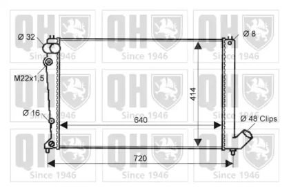 Теплообменник QUINTON HAZELL QER1810