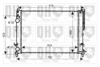 Теплообменник QUINTON HAZELL QER1983