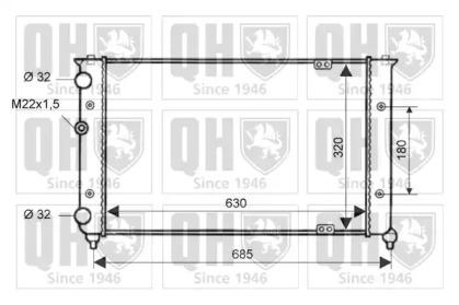 Теплообменник QUINTON HAZELL QER1989