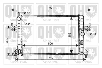 Теплообменник QUINTON HAZELL QER2023