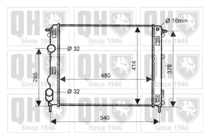 Теплообменник QUINTON HAZELL QER2061