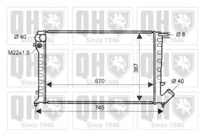 Теплообменник QUINTON HAZELL QER2062