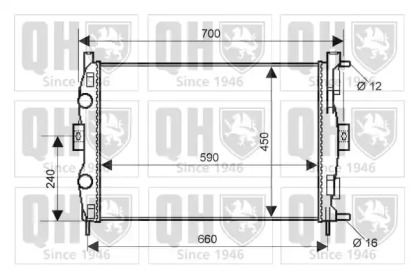 Теплообменник QUINTON HAZELL QER2073