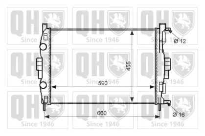 Теплообменник QUINTON HAZELL QER2074