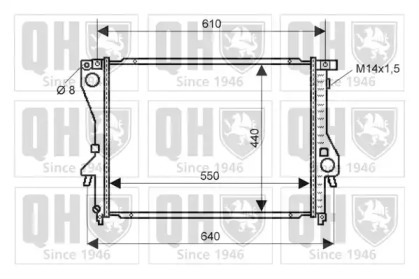 Теплообменник QUINTON HAZELL QER2115